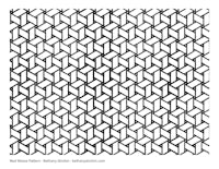 a black and white image of a geometric pattern